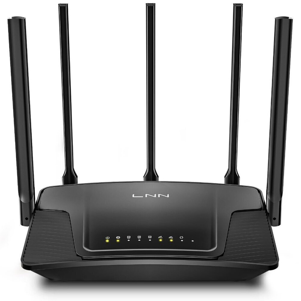 WiFi 6 Router 3000Mbps Dual Band Gigabit, Gaming, 2000 Sq Ft Coverage